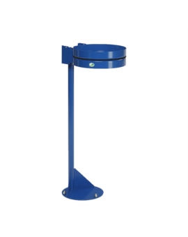 SUPPORT SAC VIGIPIRATE SUR POTEAU SANS COUVERCLE BLEU - RAL 5010