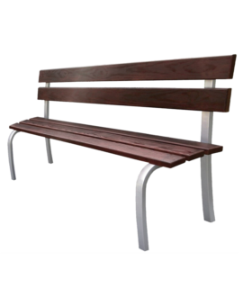 BANC ATTITUDE AVEC ACCOUDOIRS RAL 9010 - BLANC