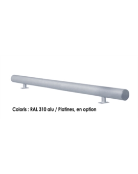 BUTEE DE PARKING OXO L. 1000MM RAL 9010 - BLANC