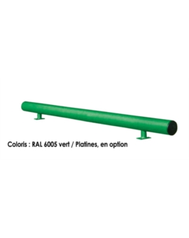 BUTEE DE PARKING OXO L. 1000MM RAL 9010 - BLANC