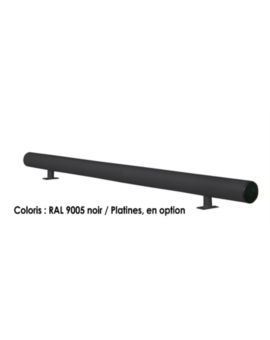 BUTEE DE PARKING OXO L. 1000MM RAL 9010 - BLANC