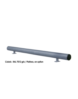 BUTEE DE PARKING OXO L. 1000MM RAL 9010 - BLANC