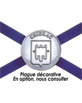 BARRIERE MANSART L. 1100MM RAL 9010 - BLANC