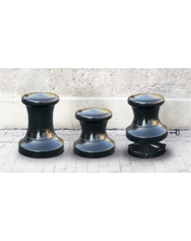 BORNE MARINE Ø200 MM H. 250MM RAL 9010 - BLANC