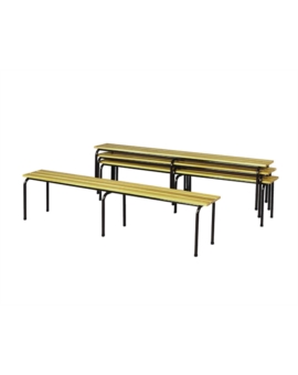 BANC ROSTAND L. 1200MM RAL 9010 - BLANC