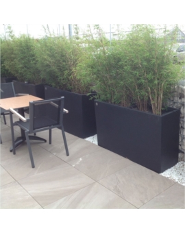 JARDINIERE SEPARATEUR LINÉO + 2 RESERVES ANTHRA.-G932