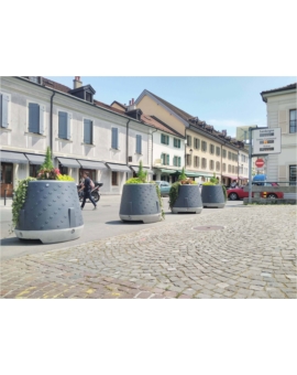 BLOC BETON KOSTO + JARDINIERE 90 LITRES ANTHRA.-G932