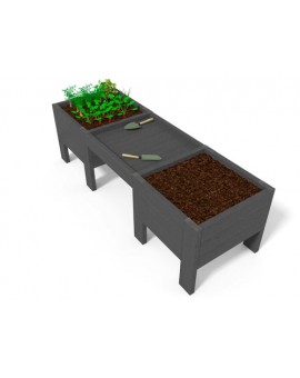 TABLE REMPOTAGE - JARDINIERE JARDINET AVEC PIEDS GRIS