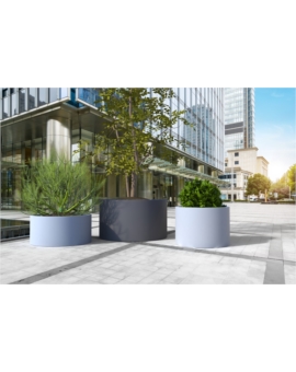 JARDINIERE RODEO AVEC FOND Ø. 1050MM ANTHRA.-G932