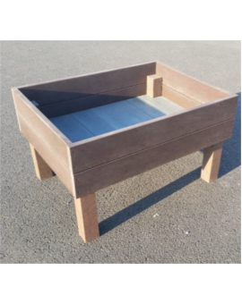 JARDINIERE PEDAGOGIQUE RECYCLEE GRIS