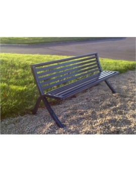 BANC TETRA ACIER SANS ACCOUDOIRS