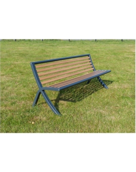 BANC TETRA ACIER /COMPACT SANS ACCOUDOIRS