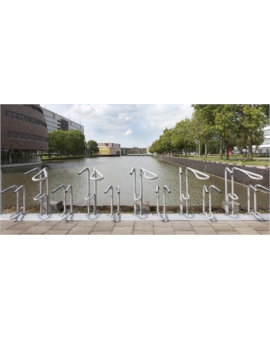 SUPPORT CYCLES FOURMI GALVA 2 PLACES