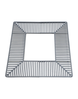 GRILLE PMR OCEAN CARRÉE 1000X1000MM GRIS PROCITY