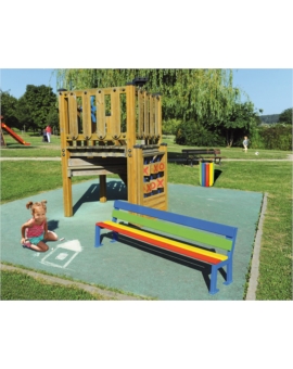 BANC CHERUBIN MULTICOLORE MATERNELLE
