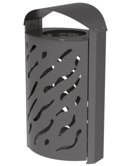 CORBEILLE OPALINE - MONOCHROME 120L CLASSIQUE GRIS PROCITY