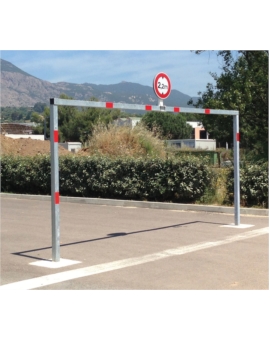 PORTIQUE PIVOTANT GALVANISE 5M
