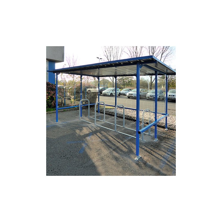 ABRI CYCLES ACIER TOIT PLAT