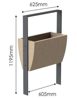 ENSEMBLE BARRIERE JARDINIERE SKY 200