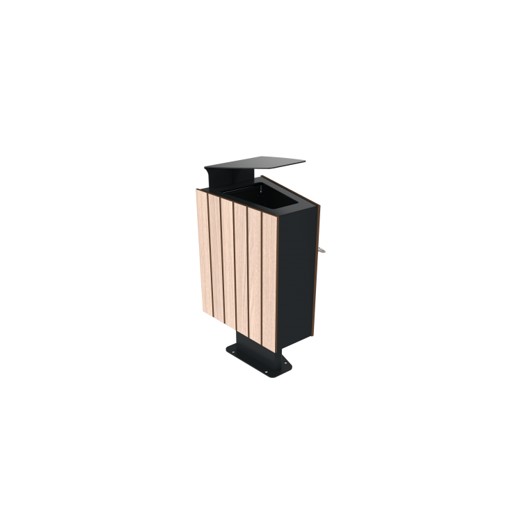 CORBEILLE ACIER/COMPACT 60 LITRES