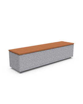 BANQUETTE KUBE MAD BETON/BOIS