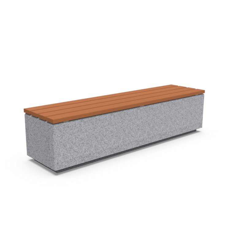BANQUETTE KUBE MAD BETON/BOIS