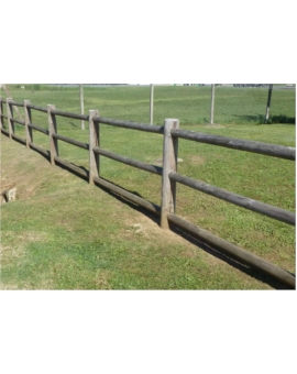 POTEAU ANGLE POUR CLÔTURE RONDE