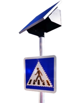 KIT ALIMENTATION PANNEAU CLIGNOTANT SOLAIRE