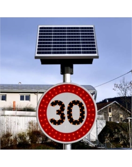 KIT ALIMENTATION PANNEAU CLIGNOTANT SOLAIRE