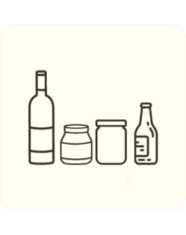 STICKERS CARRE POUR CORBEILLE