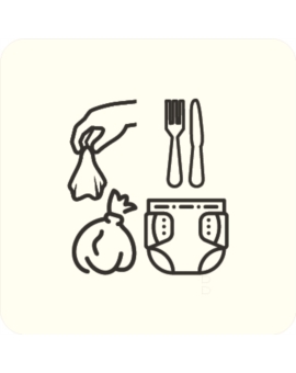 STICKERS CARRE POUR CORBEILLE