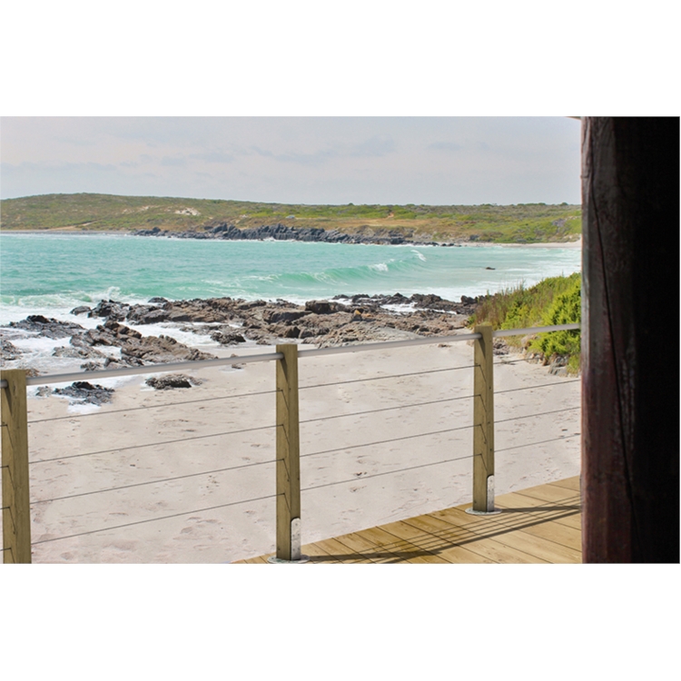 SUPPORT DE FIXATION POUR GARDE CORPS CARTERET