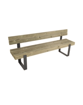 BANC MYLOS - 2000 X 447 MM - PIN TRAITE