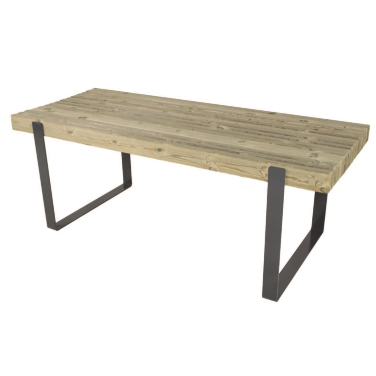 TABLE MYLOS - 2000 X 832 MM - PIN TRAITE