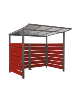 ABRI VOYAGEURS MODULO AVEC BARDAGES