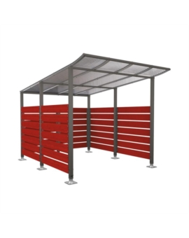 ABRI VOYAGEURS MODULO AVEC BARDAGES