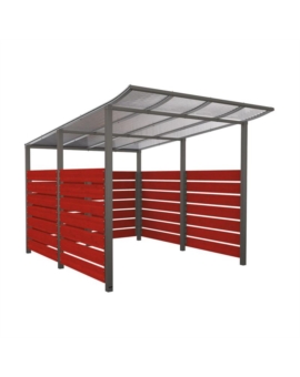 ABRI VOYAGEURS MODULO AVEC BARDAGES