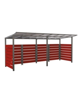 ABRI VOYAGEURS MODULO AVEC BARDAGES