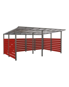 ABRI VOYAGEURS MODULO AVEC BARDAGES