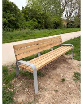 BANC EASY - PIN TRAITE - ACIER GALVA - A FIXER OU A POSER