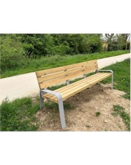 BANC EASY - PIN TRAITE - ACIER GALVA - A FIXER OU A POSER