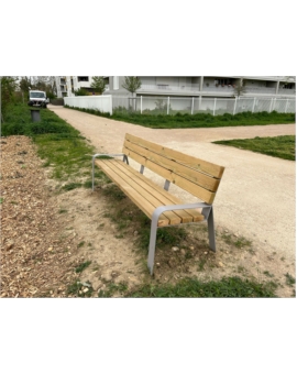 BANC EASY - PIN TRAITE - ACIER GALVA - A FIXER OU A POSER