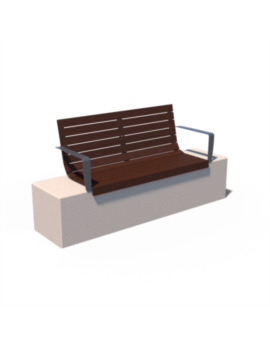 ASSISE POUR BANQUETTE BETON ANGELO - FRENE THT