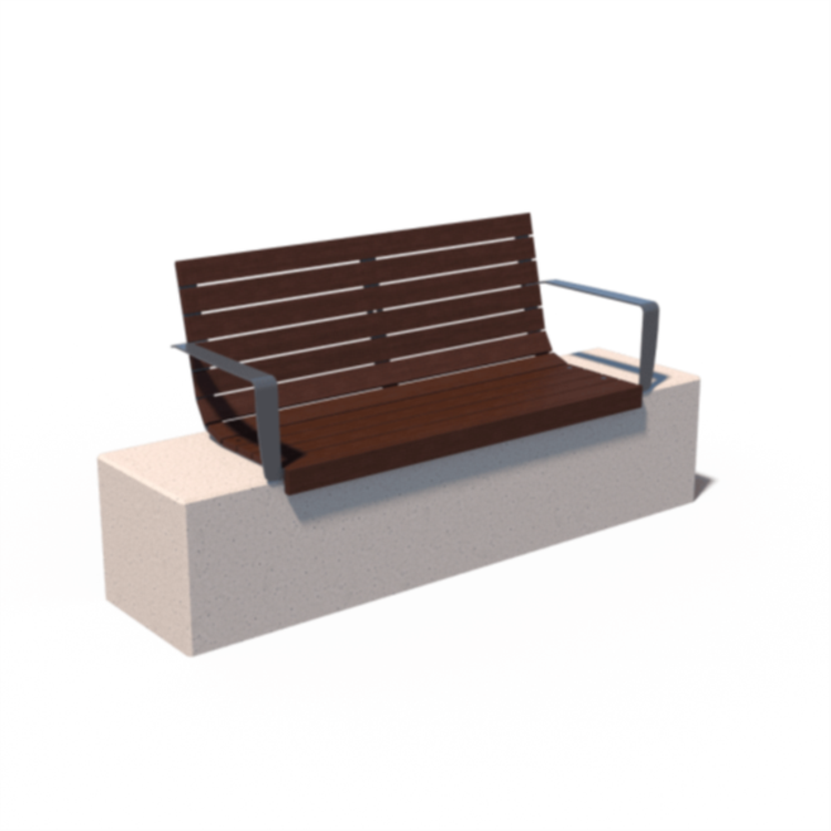 ASSISE POUR BANQUETTE BETON ANGELO - FRENE THT