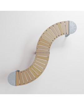 BANQUETTE SERPENTIN ANGELO - FRENE THT - 3110 MM