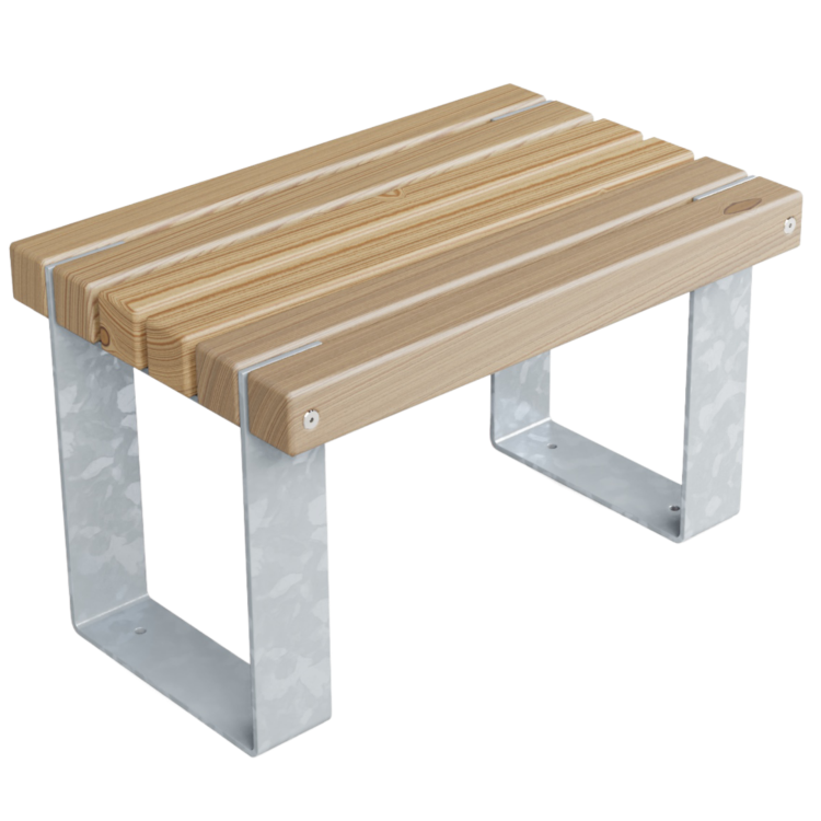 TABOURET RUSTIK - PIN TRAITE AUTOCLAVE - 650 MM