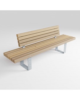 BANC RUSTIK - PIN TRAITE AUTOCLAVE - 2250 MM