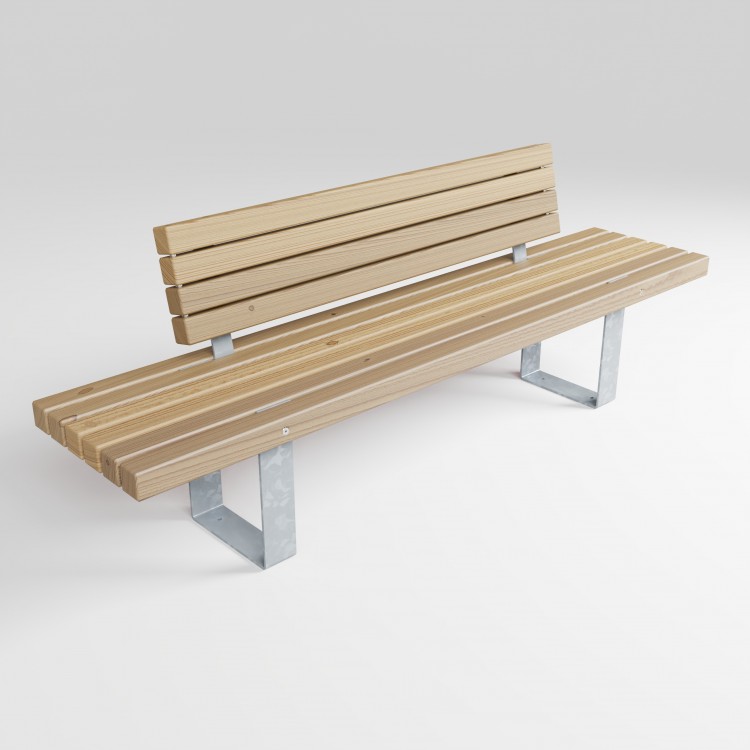 BANC RUSTIK - PIN TRAITE AUTOCLAVE - 2250 MM