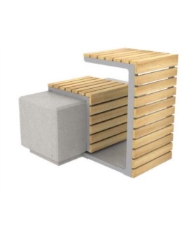 BANQUETTE BACAL 3 PLACES