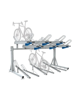 SUPPORT VELOS 2 ETAGES HORIZON 2 X 6 PLACES